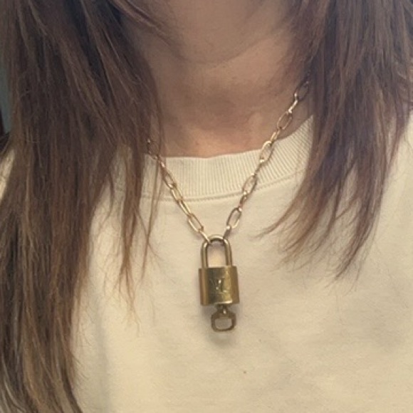 Louis Vuitton Jewelry - 100% Authentic Louis Vuitton Lock & Key Necklace #305 LV NECKLACE